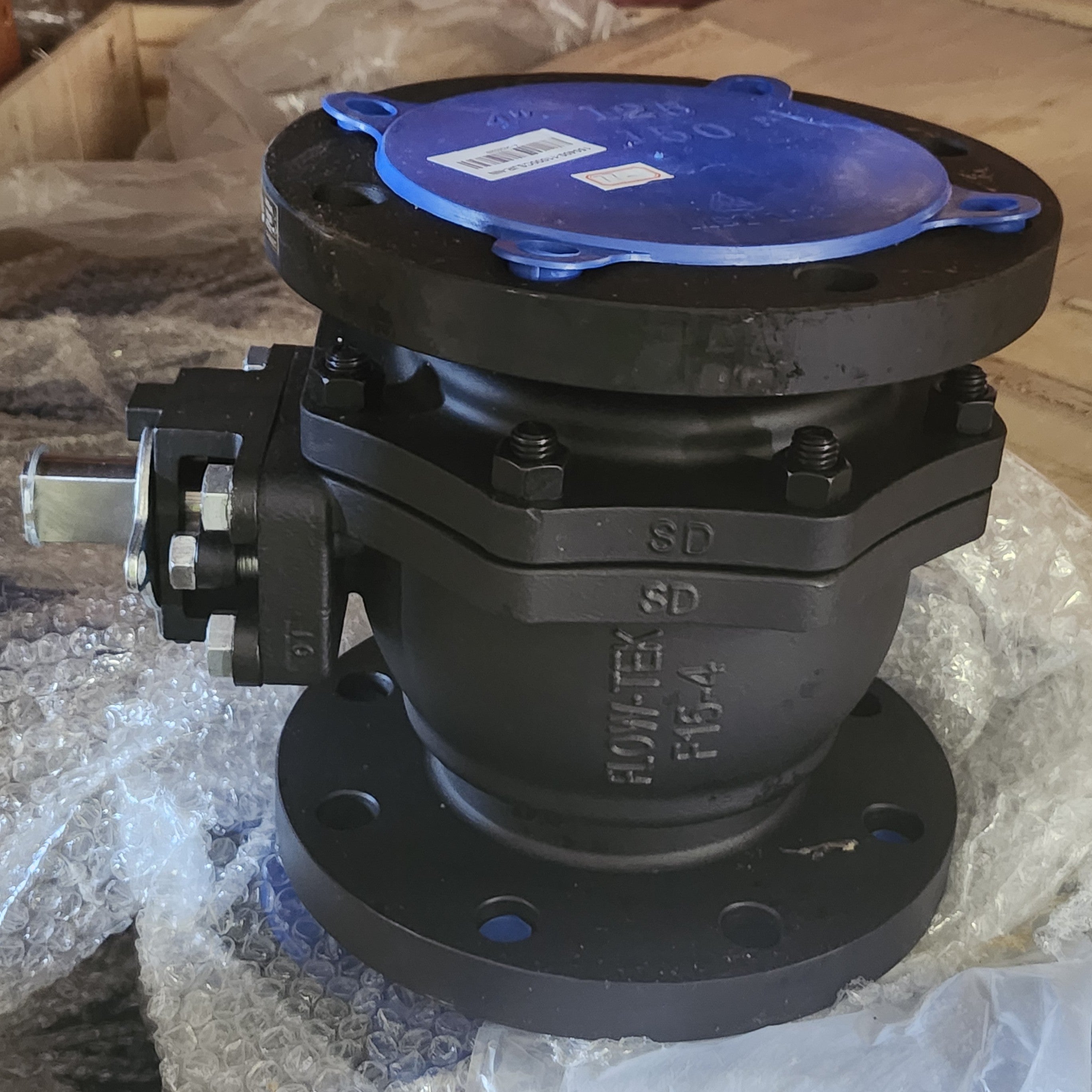 4" Ball Valve (New / Unused), Bray FlowTek 150400-11000CSJR-NN, Flanged, 316SS Stainless Ball, Stainless Stem, Carbon Steel Casing, Class 150, Texas,