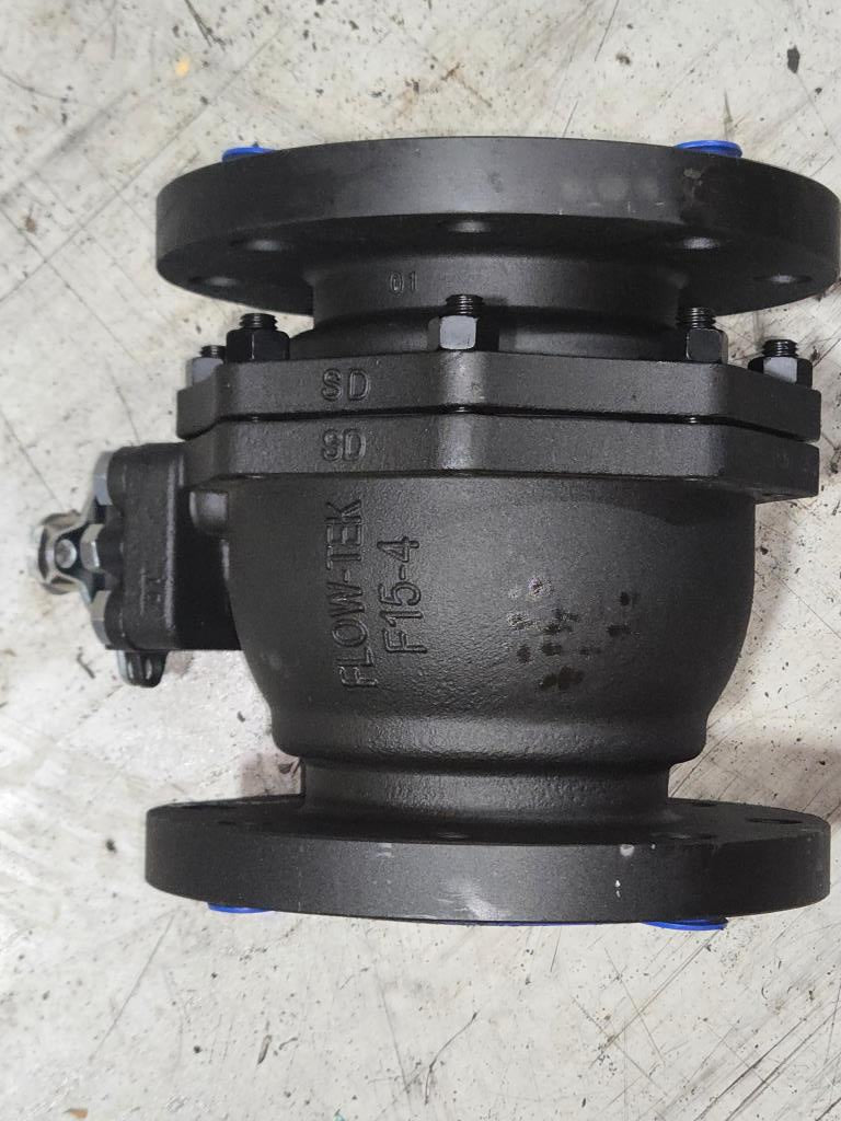 4" Ball Valve (New / Unused), Bray FlowTek 150400-11000CSJR-NN, Flanged, 316SS Stainless Ball, Stainless Stem, Carbon Steel Casing, Class 150, Texas,