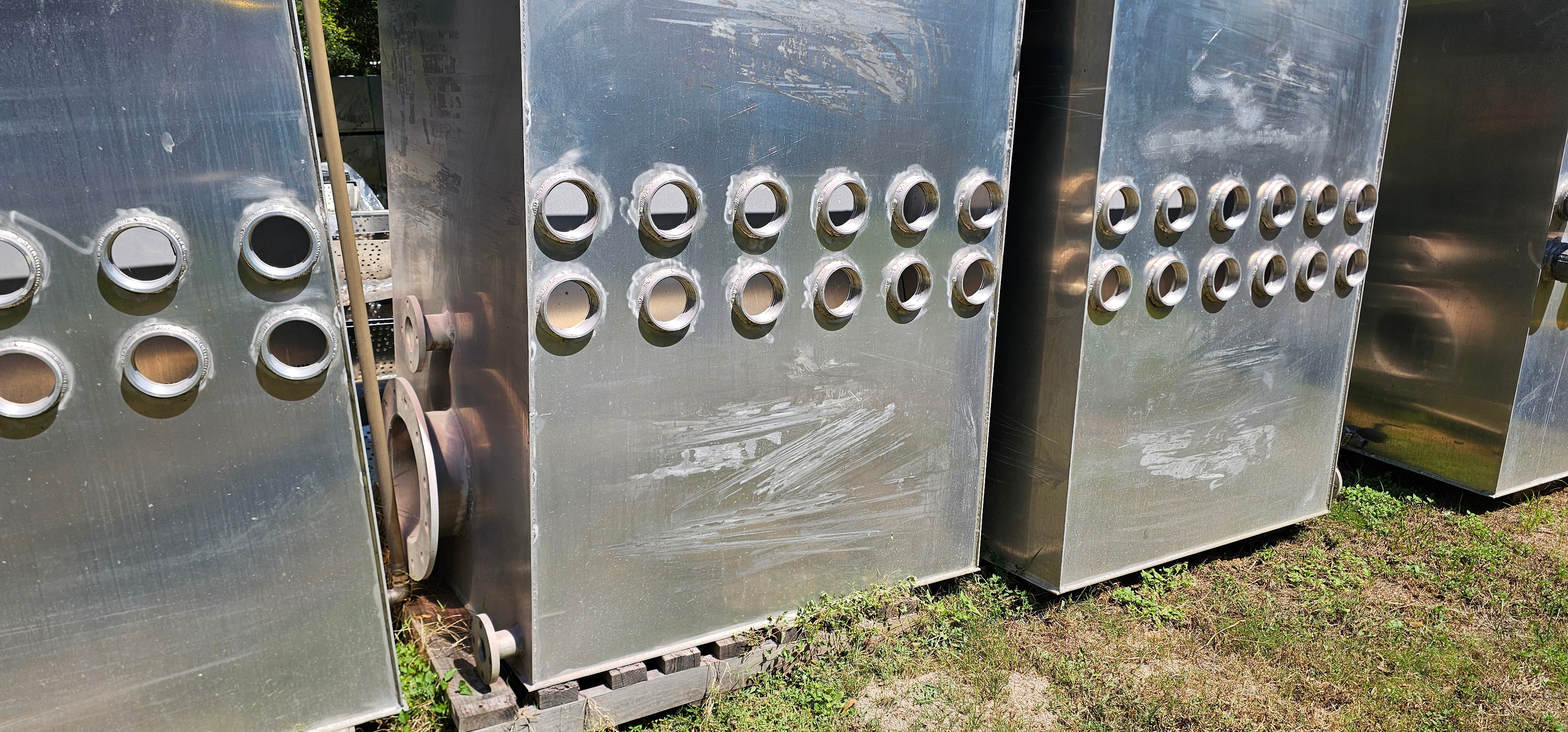 Collector Buffer Tank For Bitcoin Mining, 2.4 MW, Aluminum 5052 - 432 Antminer or 672 Whatsminers