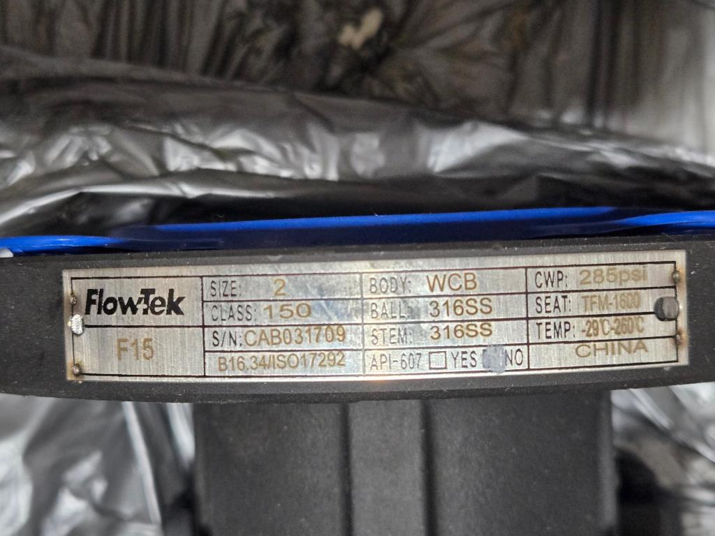 4" Ball Valve (New / Unused), Bray FlowTek 150400-11000CSJR-NN, Flanged, 316SS Stainless Ball, Stainless Stem, Carbon Steel Casing, Class 150, Texas,