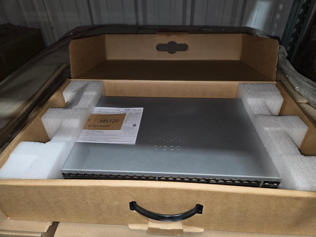 Cisco/Meraki MS120-48-HW (New / Unused / Unclaimed), 48 Port Gigabit Ethernet Switches, Texas