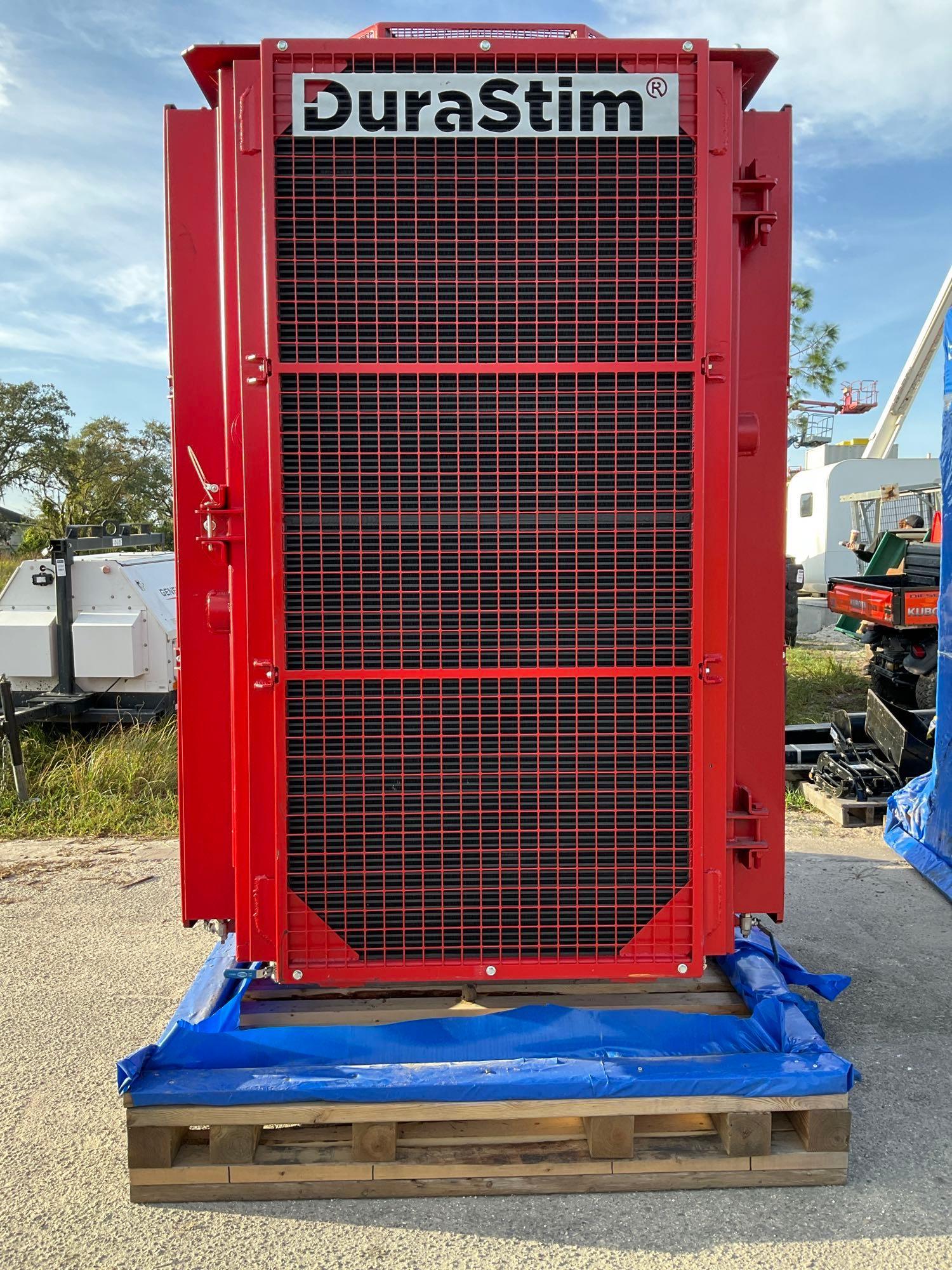 New / Unused Oil Cooler Radiator, 1.5 MW to 2.2 MW, Bar and Plate, 2 of 50 hp Motors with Fans, Hydraulic Cooler, Durastim, Diesel Brand, Frac Frack Cooling, DSII-19-01-090