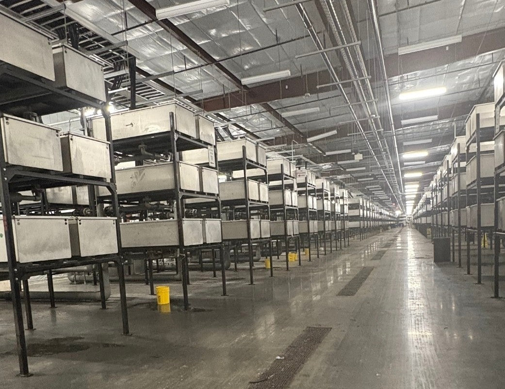 Rack For Immersion Tanks For Bitcoin Mining, Holds 6 Tanks, 600 kw, powder coated steel, extreme heavy duty 052 - 108 Antminer or 168 Whatsminers