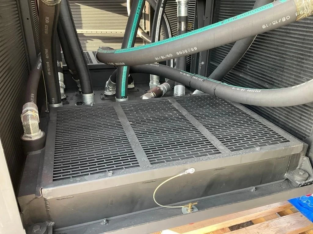 New / Unused Oil Cooler Radiator, 1.5 MW to 2.2 MW, Bar and Plate, 2 of 50 hp Motors with Fans, Hydraulic Cooler, Durastim, Diesel Brand, Frac Frack Cooling, DSII-19-01-090