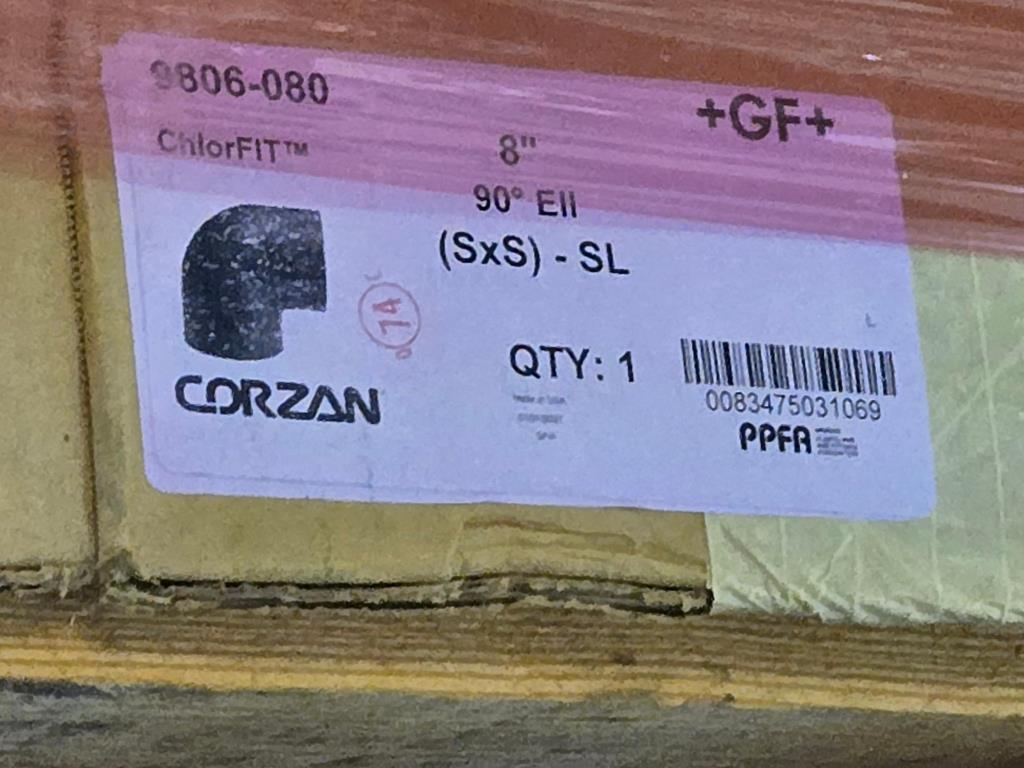 8" CPVC Fittings