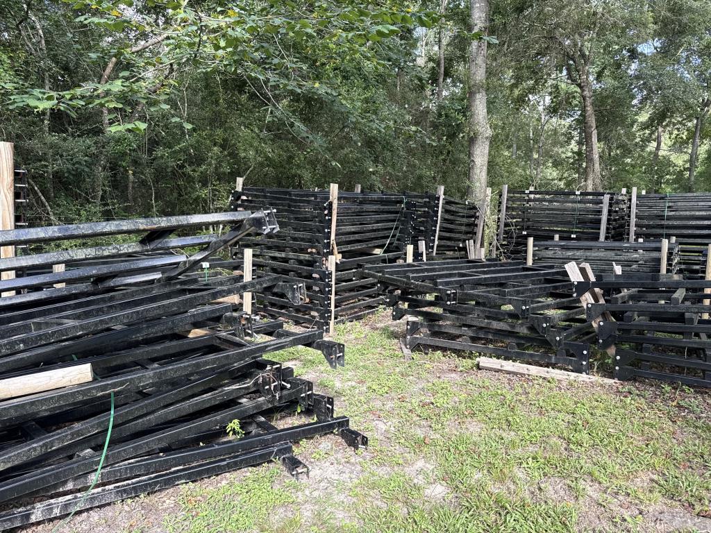 Rack For Immersion Tanks For Bitcoin Mining, Holds 6 Tanks, 600 kw, powder coated steel, extreme heavy duty 052 - 108 Antminer or 168 Whatsminers