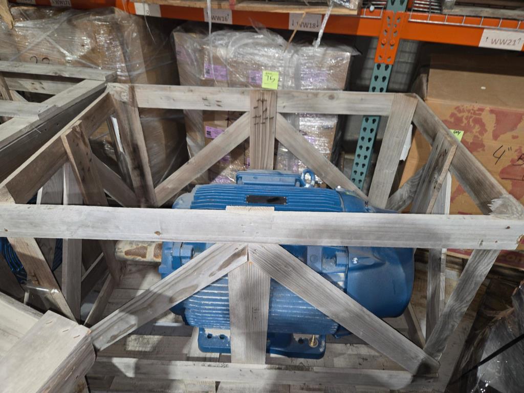 150 HP WEG Motor (New / Unused), Z15018ET3G092721, Year 2021, 150hp, Inverter Duty Electric Motor, 460V, 3 PH, 60Hz, 1780rpm, Texas