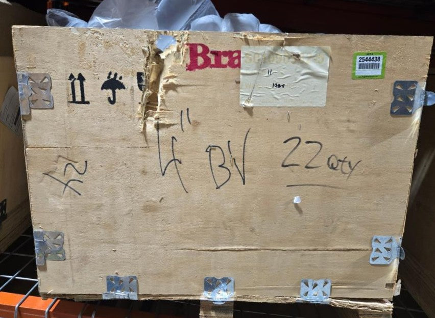 4" Ball Valve (New / Unused), Bray FlowTek 150400-11000CSJR-NN, Flanged, 316SS Stainless Ball, Stainless Stem, Carbon Steel Casing, Class 150, Texas,