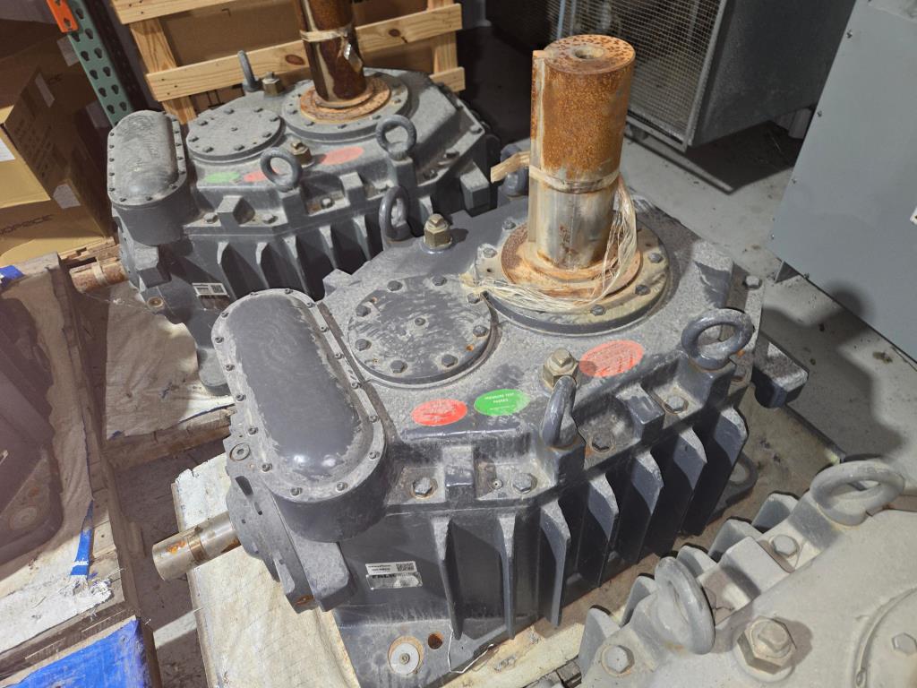 Falk Gear Drive For Cooling Tower, Matches With 150 HP WEG Motor (New / Unused), 2275CTAC2AU9-529 Year 2022 Type CTA 198hp Cooling Tower Enclosed Gear Drive. Ratio 9.5:1, Oil Capacity 8 Gallons. Input 1750rpm/Output184rpm, Texas