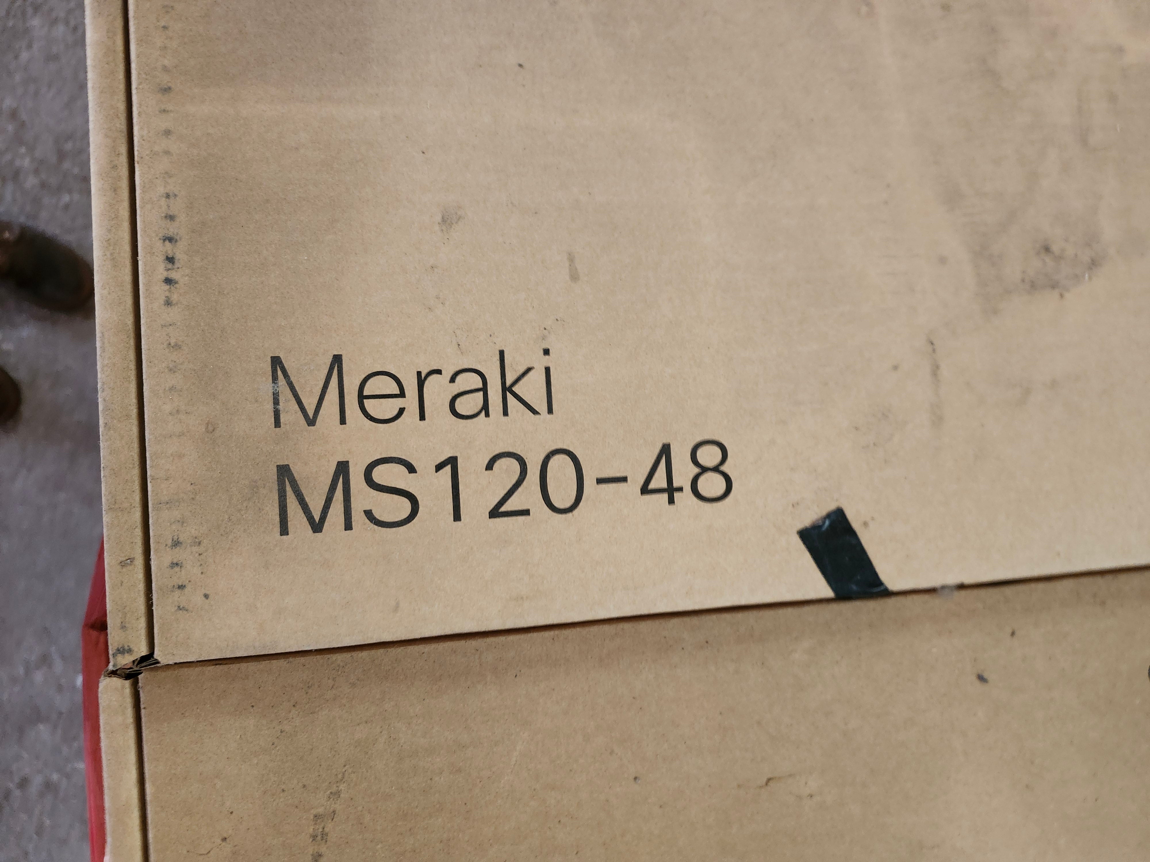 Cisco/Meraki MS120-48-HW (New / Unused / Unclaimed), 48 Port Gigabit Ethernet Switches, Texas