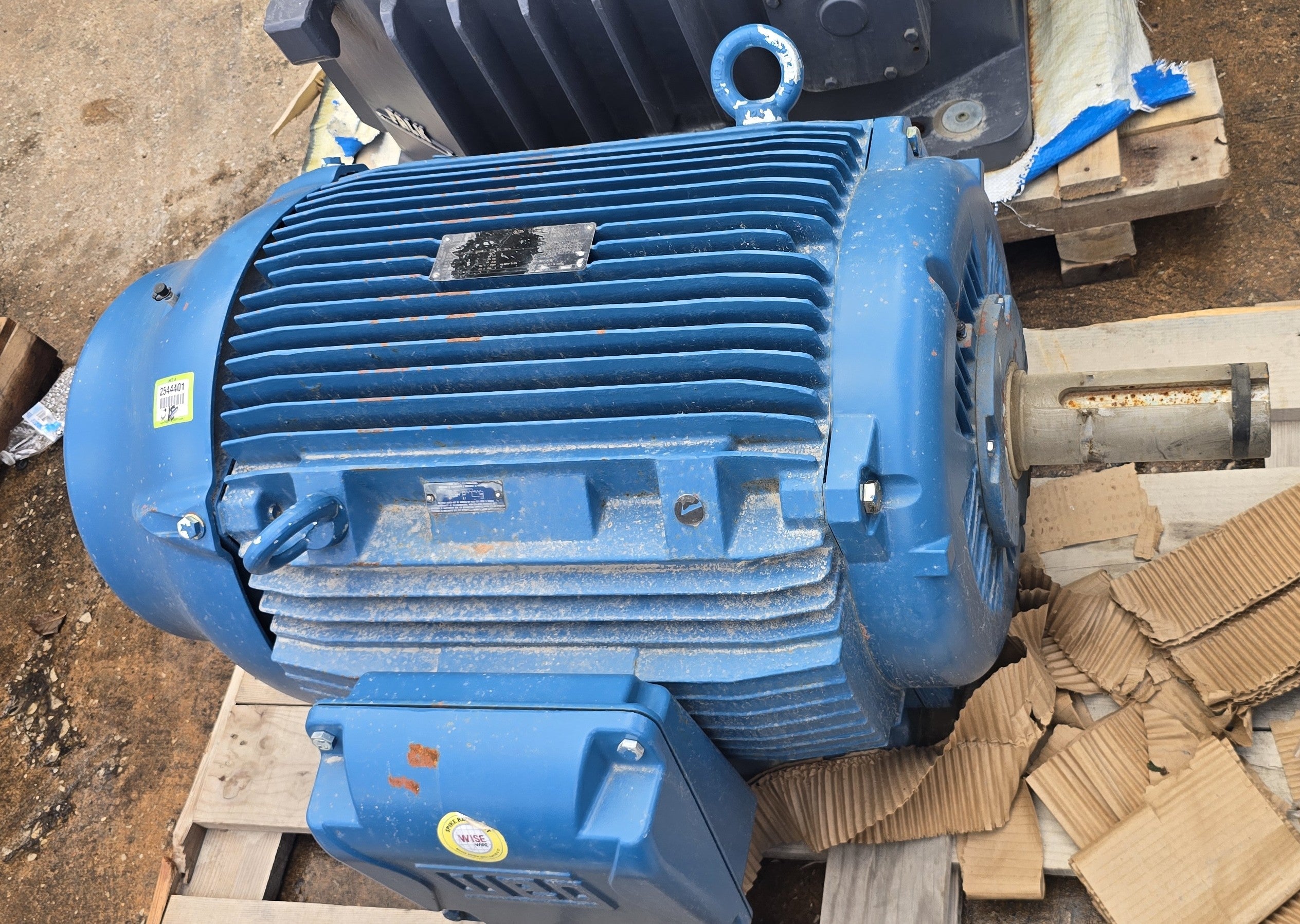 150 HP WEG Motor (New / Unused), Z15018ET3G092721, Year 2021, 150hp, Inverter Duty Electric Motor, 460V, 3 PH, 60Hz, 1780rpm, Texas
