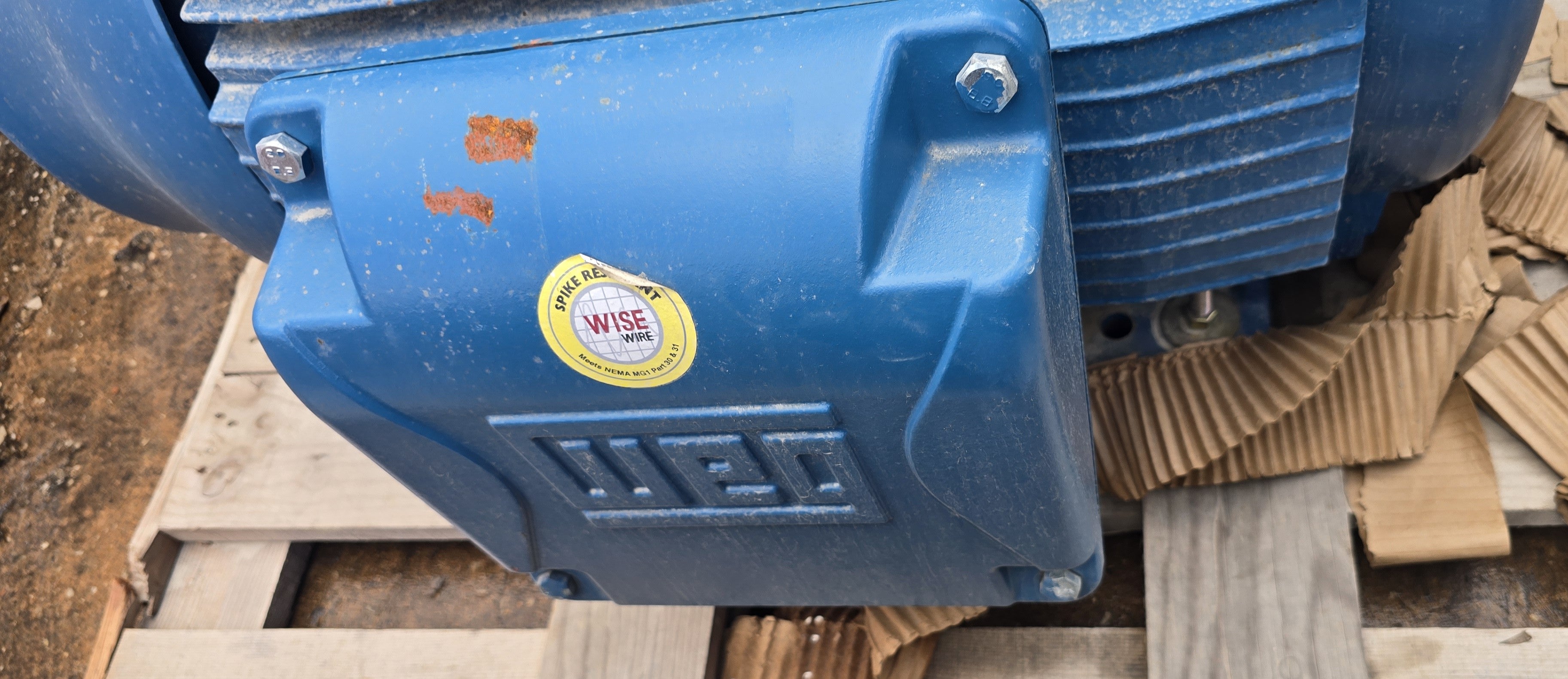 150 HP WEG Motor (New / Unused), Z15018ET3G092721, Year 2021, 150hp, Inverter Duty Electric Motor, 460V, 3 PH, 60Hz, 1780rpm, Texas