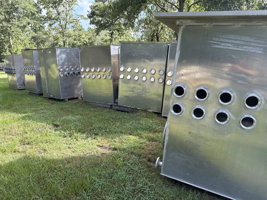 Collector Buffer Tank For Bitcoin Mining, 2.4 MW, Aluminum 5052 - 432 Antminer or 672 Whatsminers