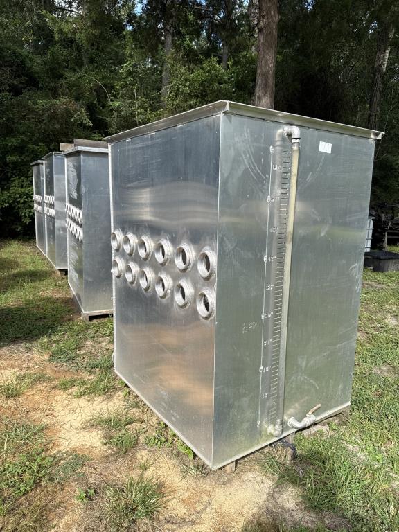 Collector Buffer Tank For Bitcoin Mining, 2.4 MW, Aluminum 5052 - 432 Antminer or 672 Whatsminers