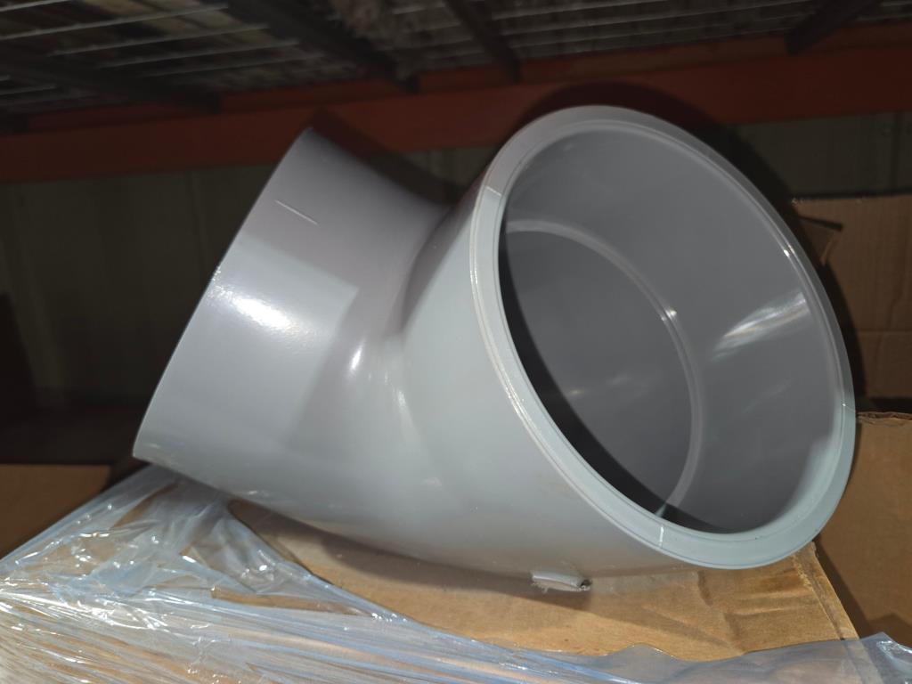 NEW Bulk Surplus: +GF+ 6" Corzan CPVC 90° Elbows (Sch 80) – Model 9806-060