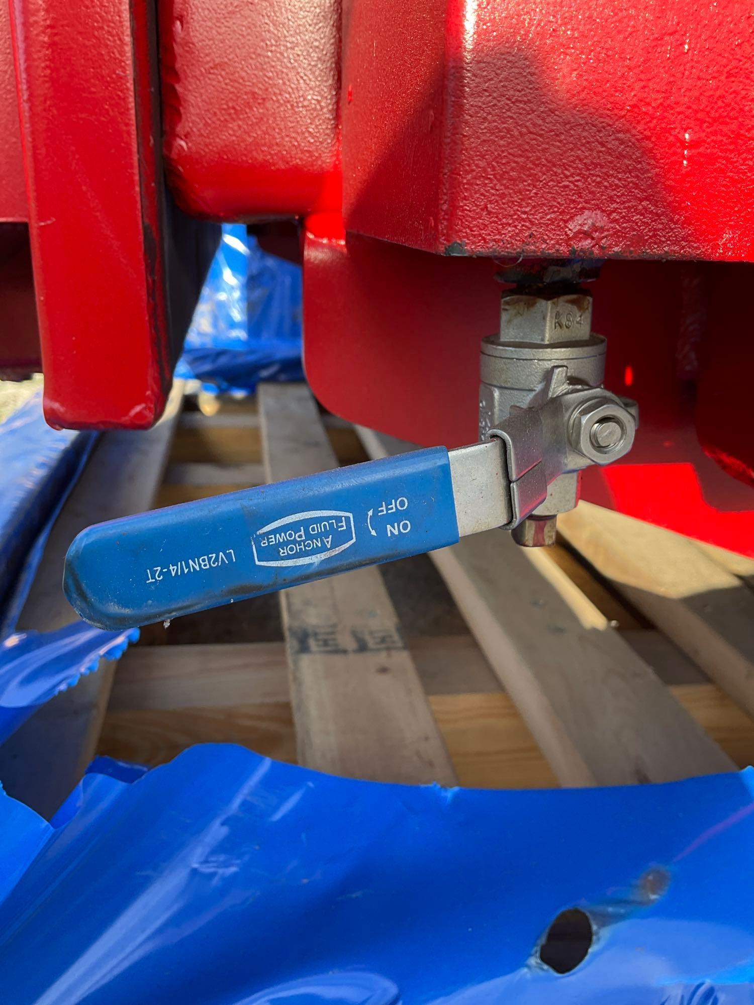 New / Unused Oil Cooler Radiator, 1.5 MW to 2.2 MW, Bar and Plate, 2 of 50 hp Motors with Fans, Hydraulic Cooler, Durastim, Diesel Brand, Frac Frack Cooling, DSII-19-01-090