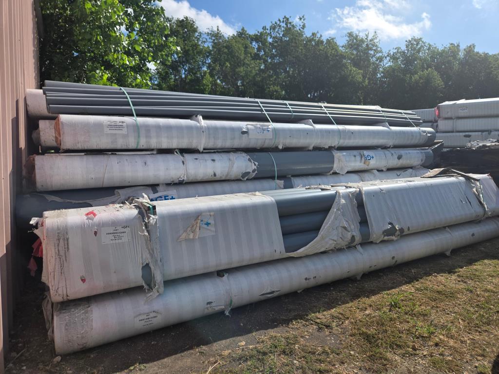 12" Schedule 80 CPVC Pipe (New / Unused), +GF+ ChlorFIT, Corzan, Plain End, Texas, H0801200CG2000