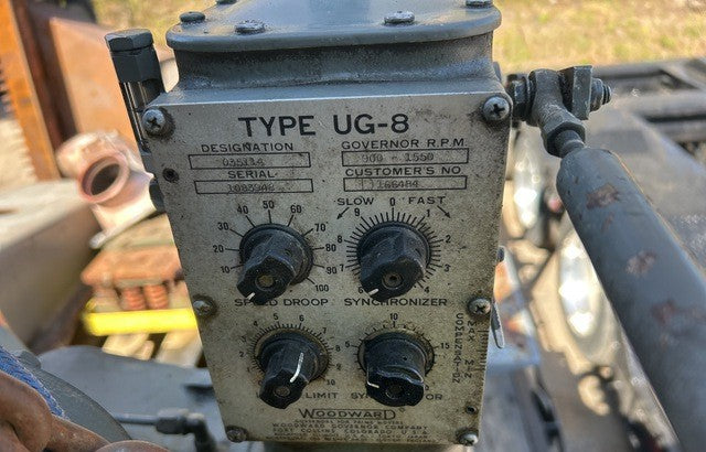 700 kW Continuous, Waukesha L7042GU Natural Gas Generator Set, only 1,199 hours!, 480Y / 277 Volts, 1,200 RPM, Radiator