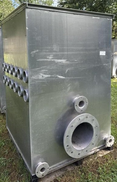 Collector Buffer Tank For Bitcoin Mining, 2.4 MW, Aluminum 5052 - 432 Antminer or 672 Whatsminers