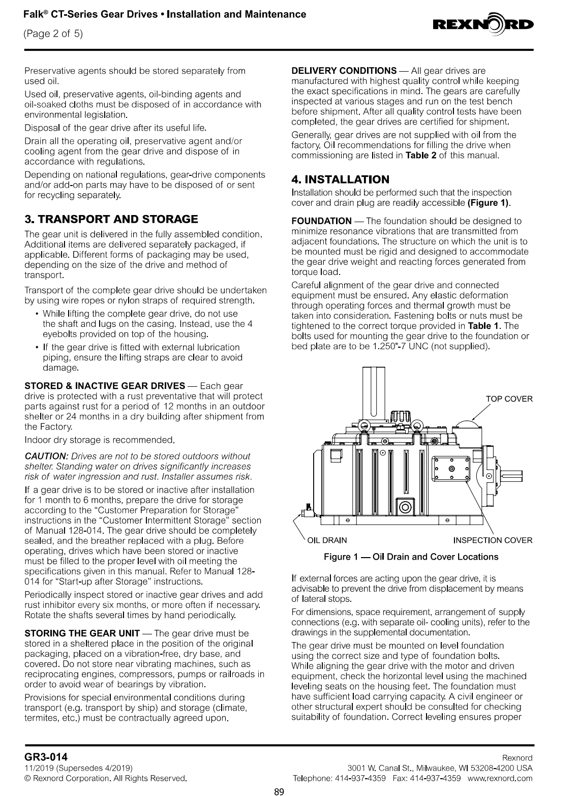 NEW Falk / Rexnord CT-Series Gear Drive (Model 2275CTAC2AU9.529) – 198 HP, 9.5 Ratio