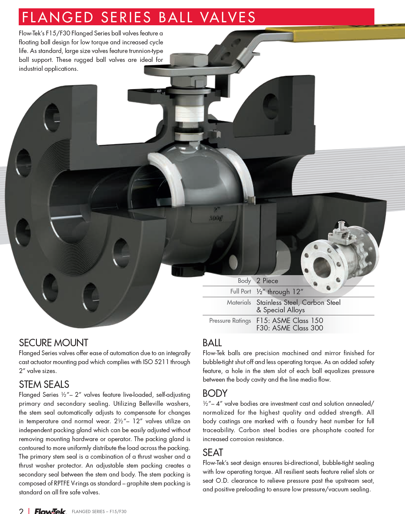 4" Ball Valve (New / Unused), Bray FlowTek 150400-11000CSJR-NN, Flanged, 316SS Stainless Ball, Stainless Stem, Carbon Steel Casing, Class 150, Texas,